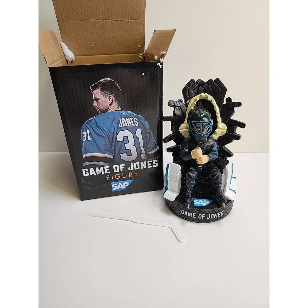 LQQK San Jose Sharks Martin Jones Game Of Jones Thrones Hockey Figure‎ OPEN BOX